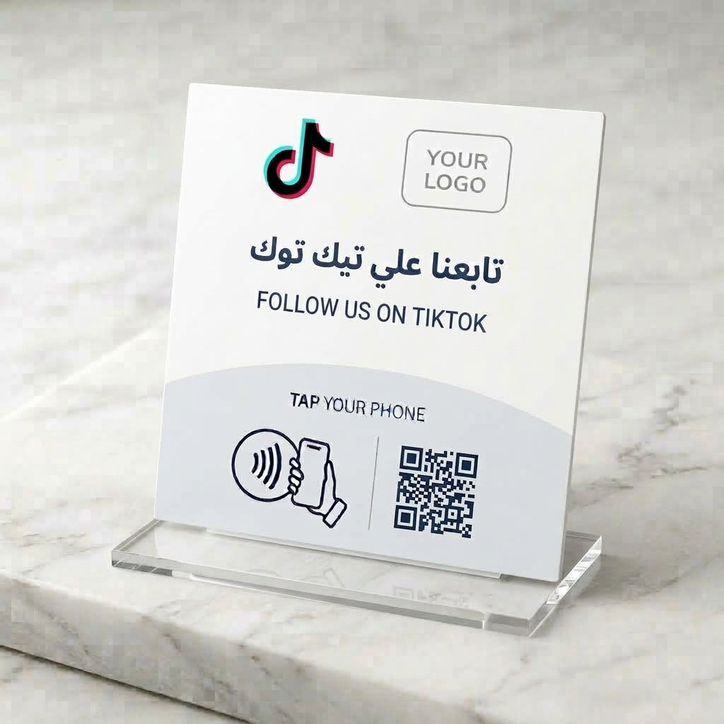 🎵 TikTok NFC & QR Follow Card